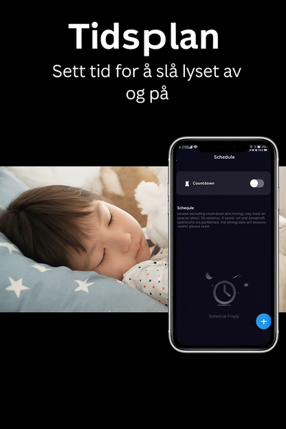 > Smart RGB LED lyspære E27 – Styr lyset med App og Bluetooth